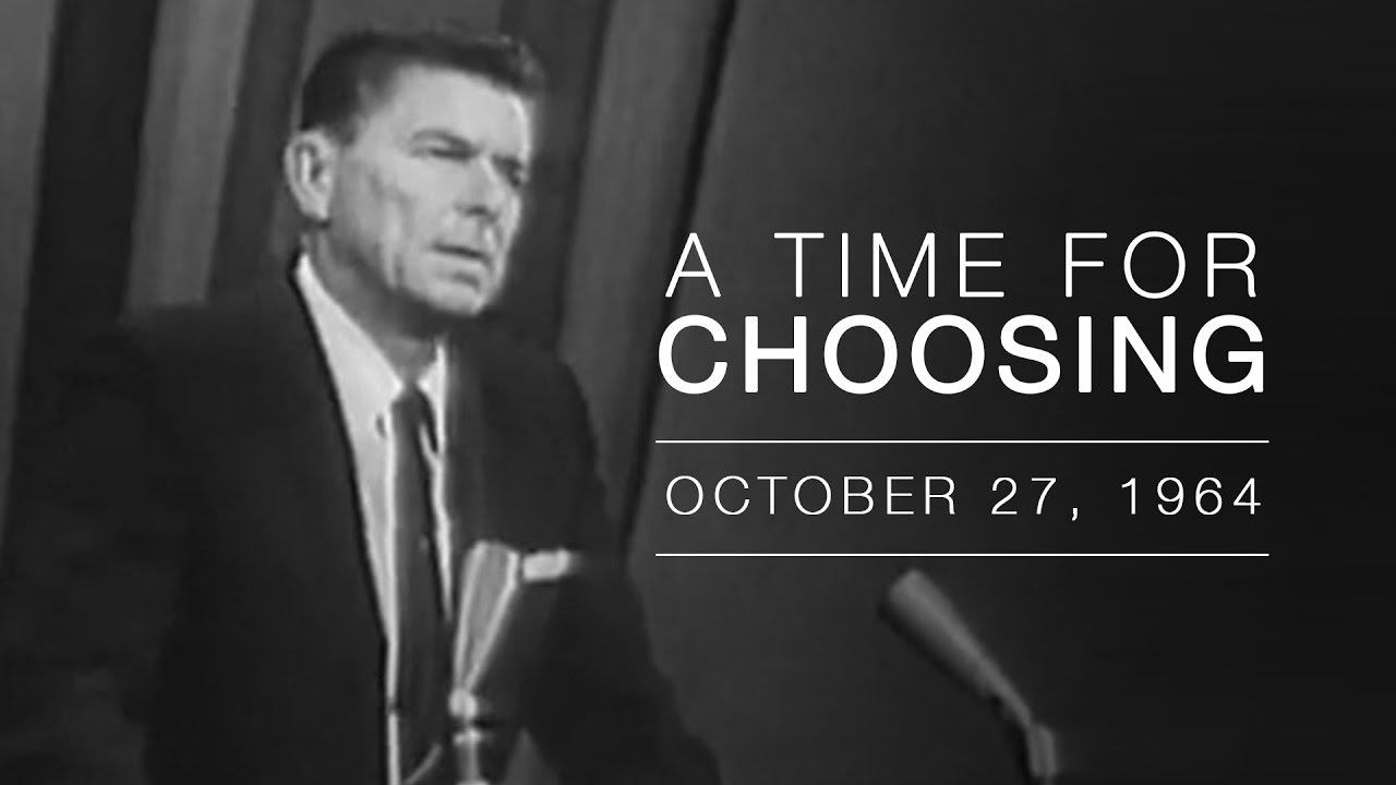 KBrucelas's tweet card. "A Time for Choosing" by Ronald Reagan
