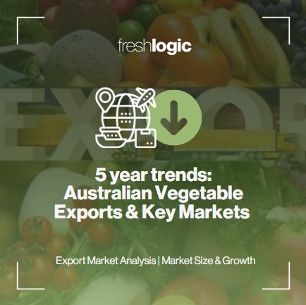 freshlogic's tweet card. South Korea has emerged as a standout market for Australian vegetable exports, increasing by 88% over the past five years.