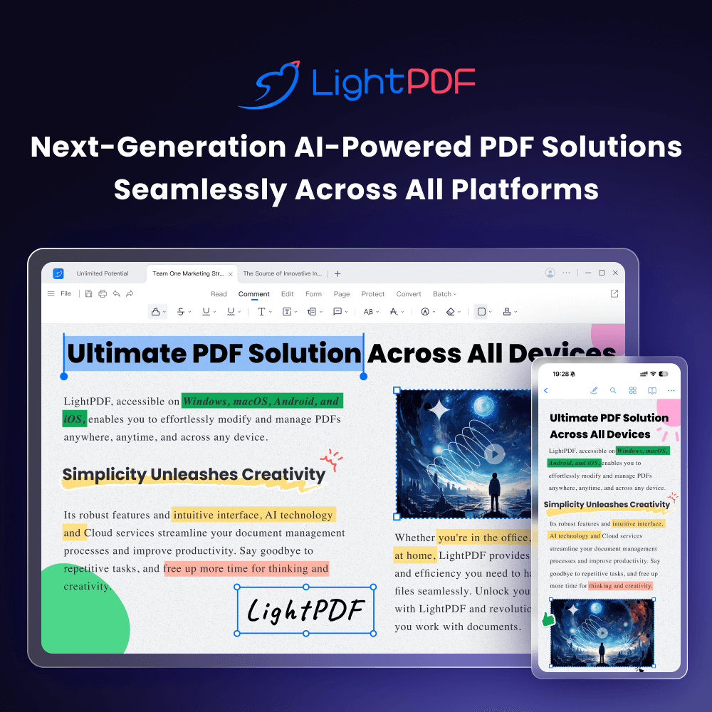 alifcoder's tweet card. Powered by AI, LightPDF provides free cloud-based services to view, edit, convert, sign, annotate, merge, manage and share PDF easily and helps you solve all PDF problems.