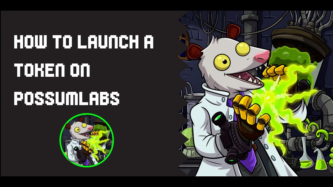 possumlabswtf's tweet card. How to launch your token on Possumlabs platform