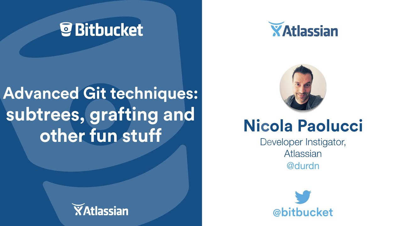 durdn's tweet card. Advanced Git techniques: subtrees, grafting and other fun stuff |...