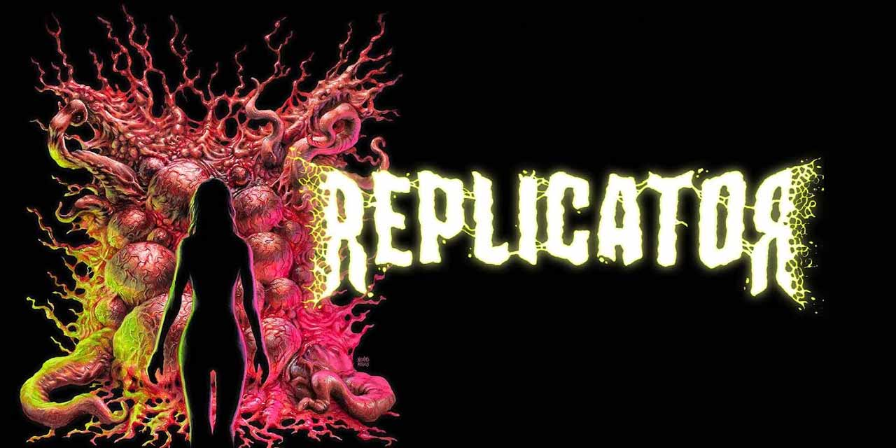 HeavenOfHorror's tweet card. REPLICATOR is a body horror creature feature. The practical effects are gorgeous while the story and characters need more work. Movie Review >
