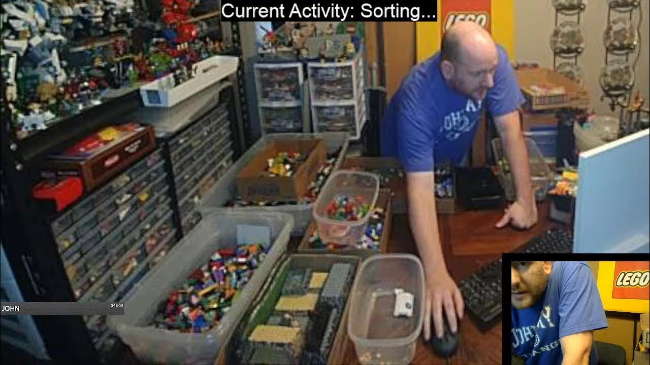 justinpsluder's tweet card. Bricks with Justin LIVE! - New Stuff and Sorting (8 September, 2021)