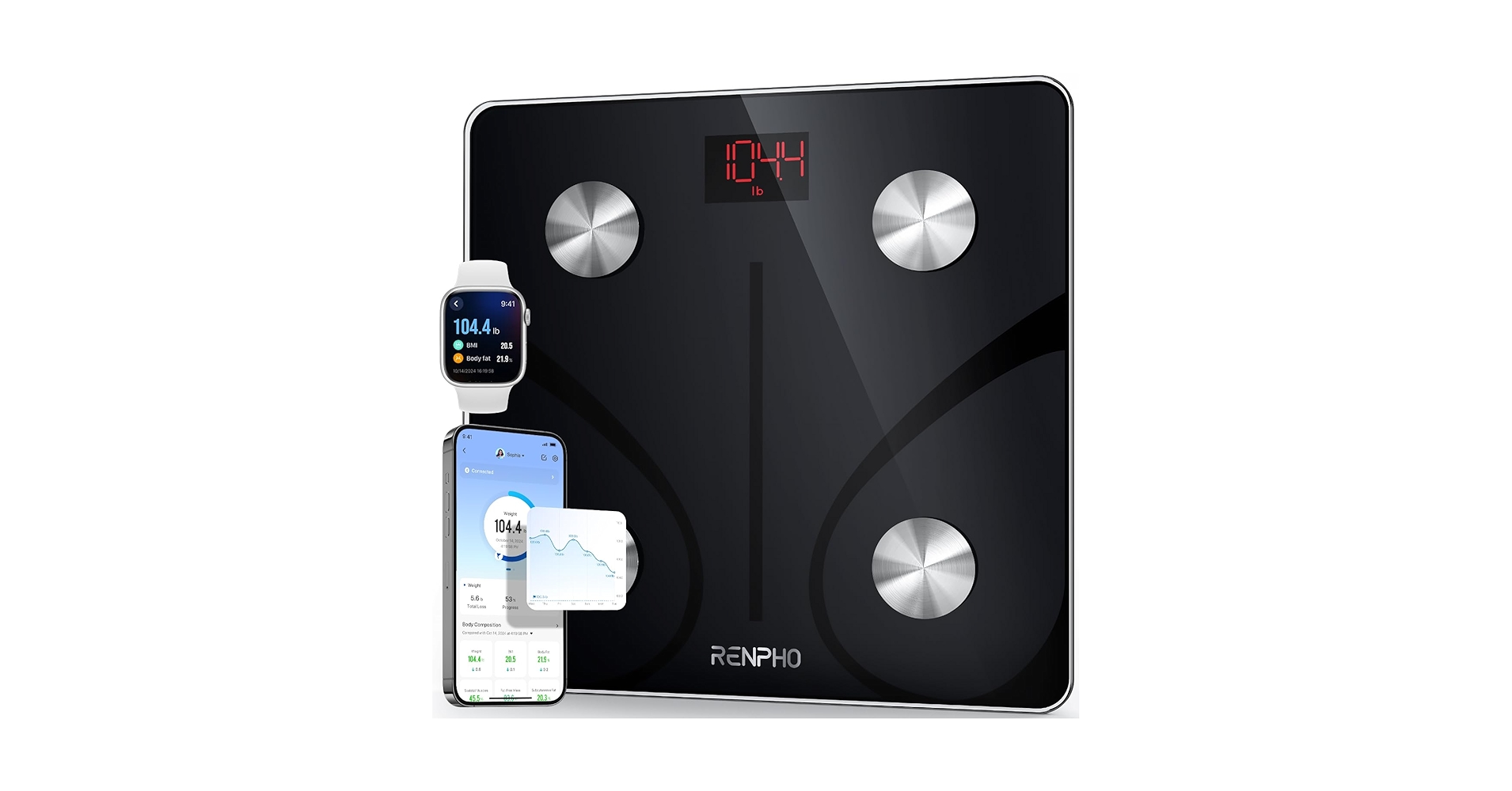 TechGenZonic's tweet card. Especificaciones: Capacidad: 180 kg. División: 50 g. Unidades: kg/lb(unidades de conmutación a través de la aplicación) Características: encendido/apagado automático. Material: plataforma de vidrio...