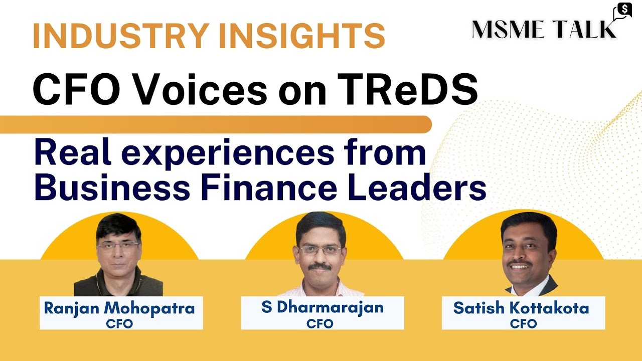 RXIL_TReDS's tweet card. Ep 56 CFO Voices on TReDS | Real User Feedback on MSME Liquidity,...