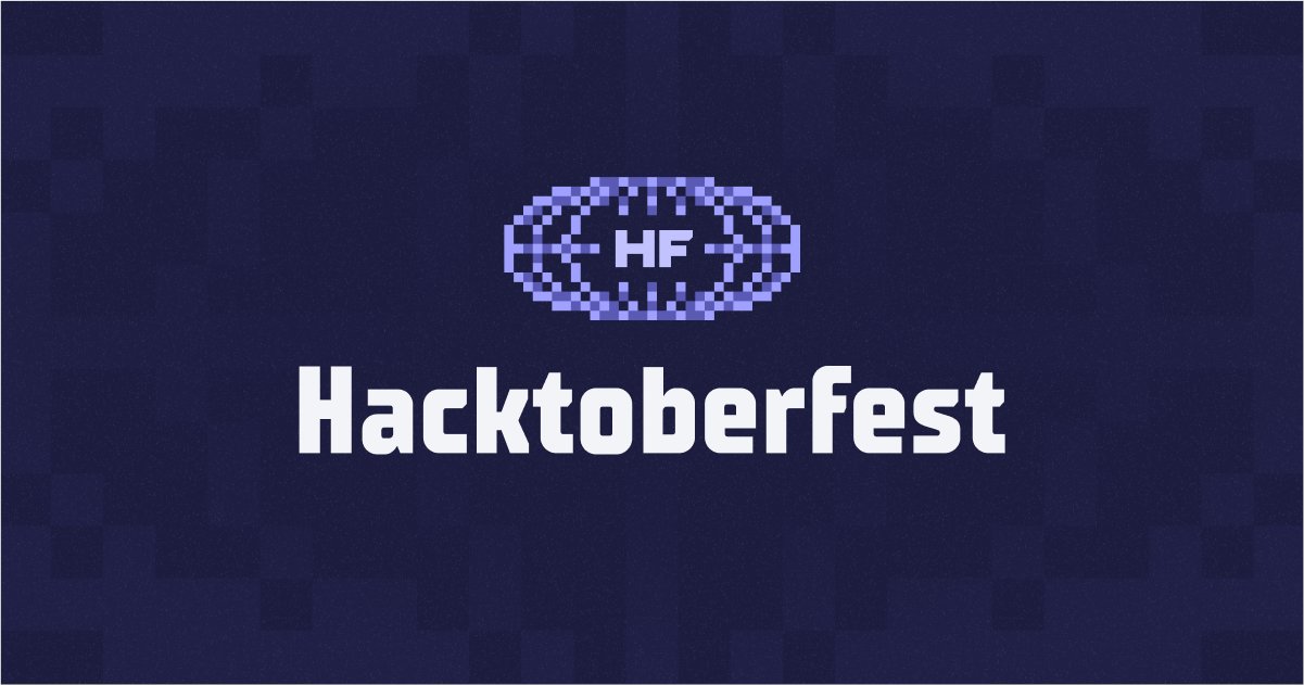 codevskhan's tweet card. Hacktoberfest: a month-long celebration of open-source projects, their maintainers, and the entire community of contributors.