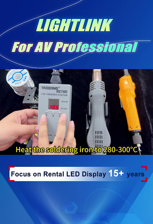 LightlinkLED's tweet card. Lightlink Maintenance Tips: Fix Your P2.6 Indoor LED in 6 Easy Steps