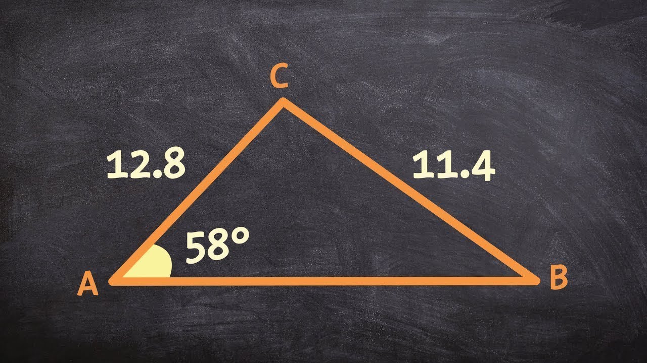 PHillMath's tweet card. Ambiguous case law of sines two triangles SSA