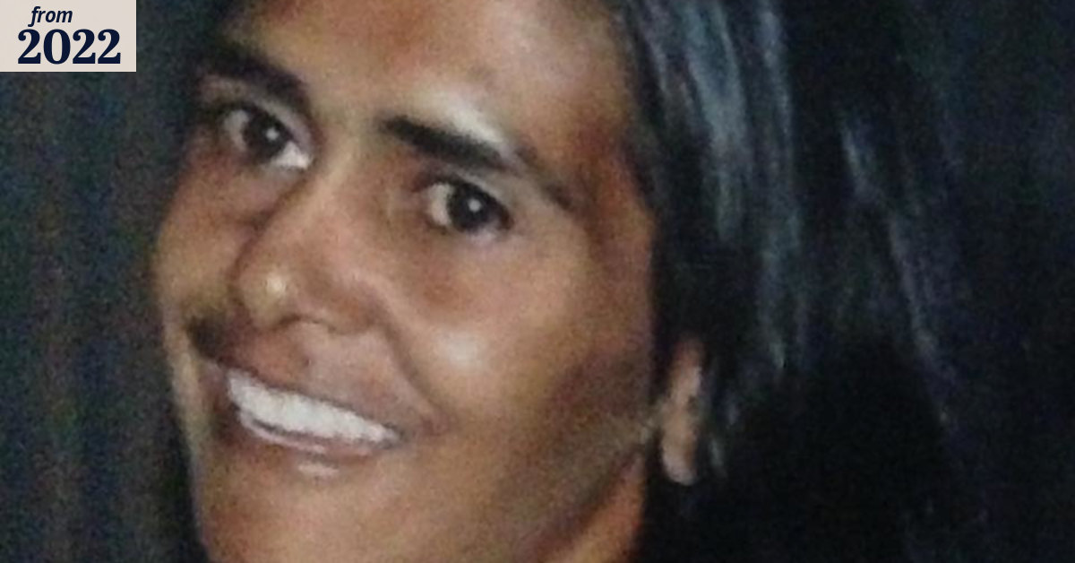 ISJAMelb's tweet card. Despite her having no history of violence, paperwork mistakenly said Indigenous woman Veronica Nelson, who died in custody, was a danger to others.