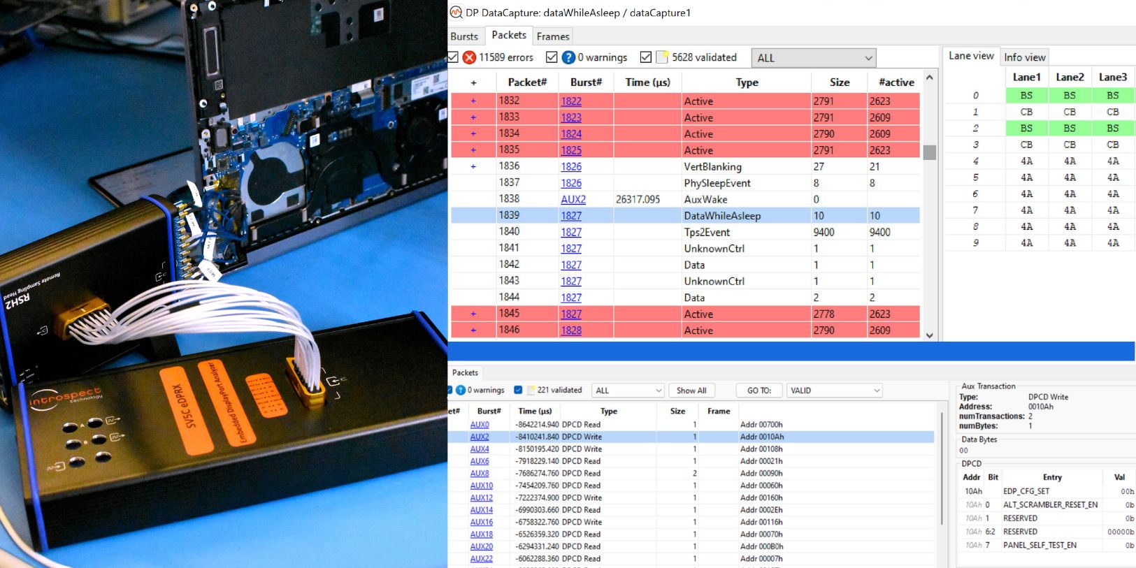 IntrospectTest's tweet card. Embedded DisplayPort (eDP) is finding success in applications such as automotive displays, laptop and tablet displays, and even smart phones. One key feature of