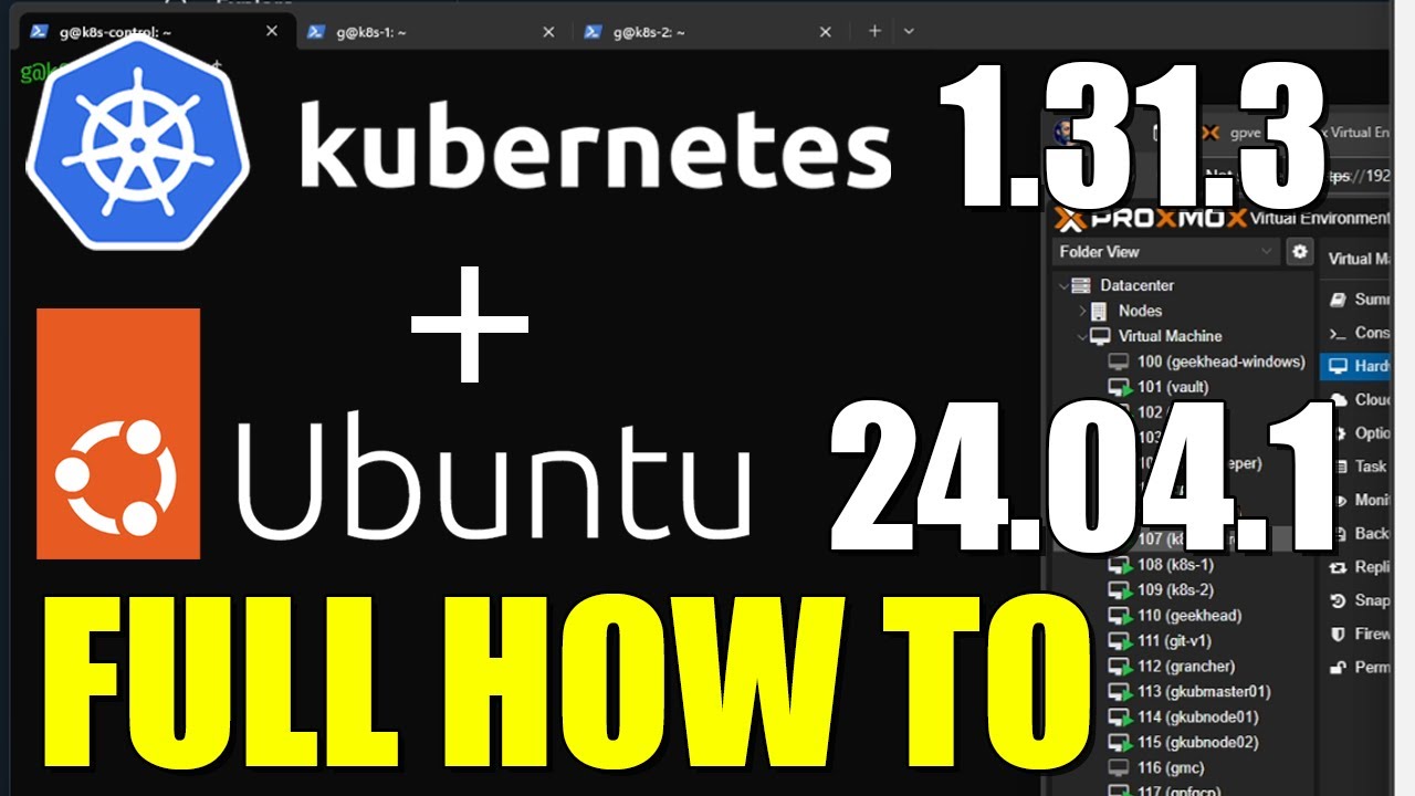 adevopsgirl_'s tweet card. How to Install Kubernetes 1.31 on Ubuntu 24.04.1 LTS, LATEST Kubern...