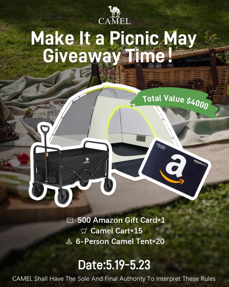 ReRomanced's tweet card. Ready to snack, chill, and soak up the sun? We've got just what you need for the perfect picnic vibes! We're giving away $4000 worth of premium outdoor gear to 36 lucky winners! -$500 Amazon Gift...