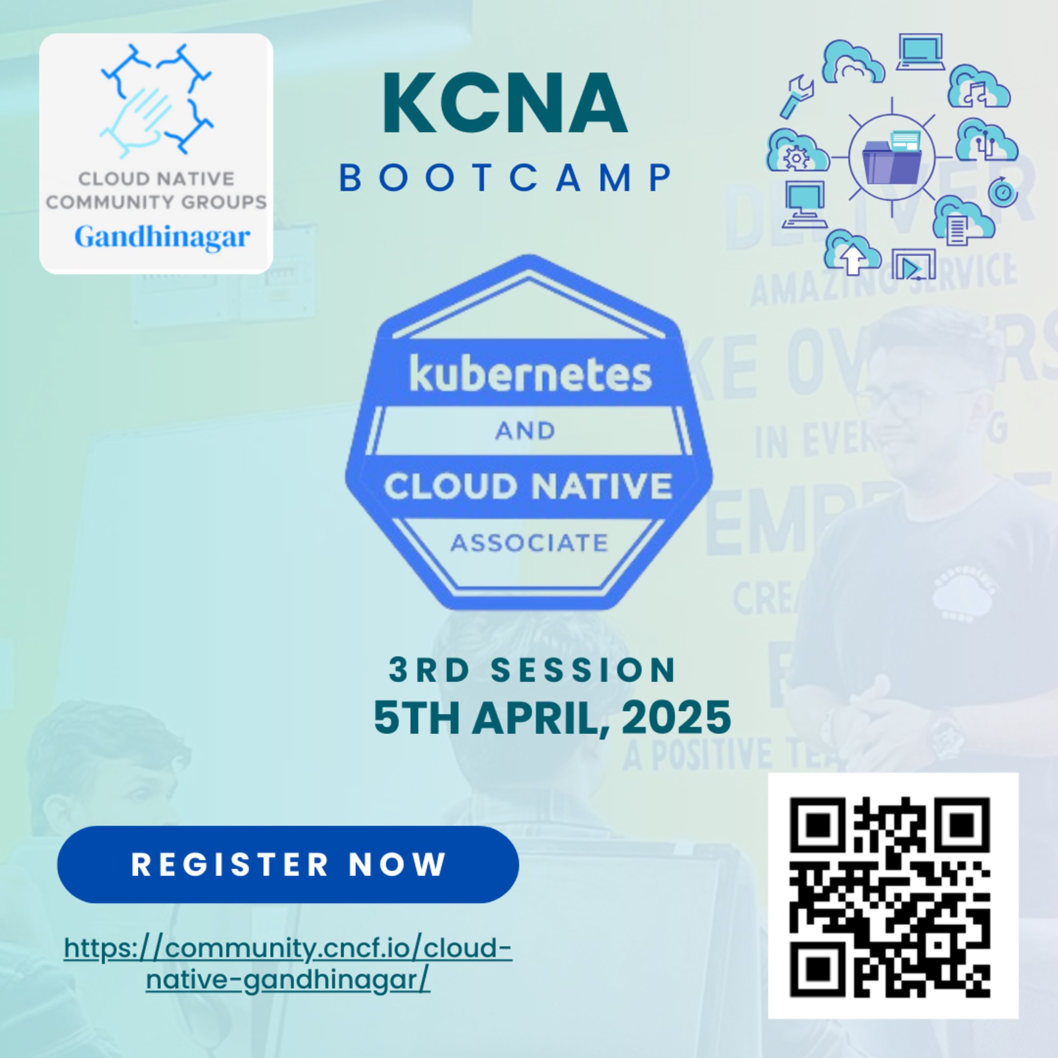 Cncf_G's tweet card. Virtual Event - Join us for an intensive 5-week Kubernetes and Cloud Native Bootcamp, focused on helping participants gain a deep unders...