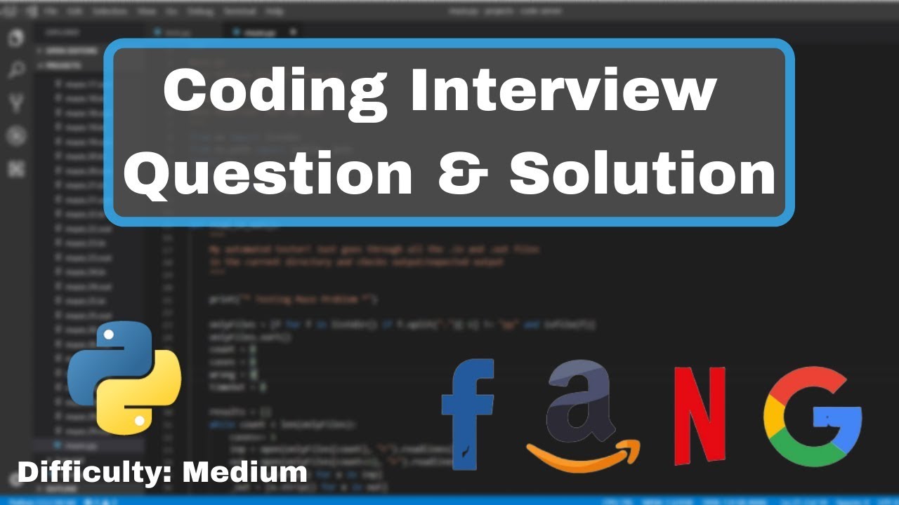 AICodingHub's tweet card. Python Coding Interview Practice - Difficulty: Medium