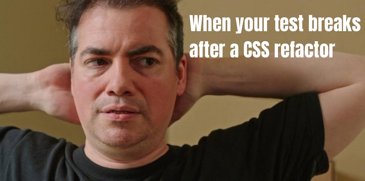 Aleksei_gr1's tweet card. If minor UI tweaks keep breaking your automation, the issue isn’t the color of a button or a shifted block — it’s the anchor your tests…