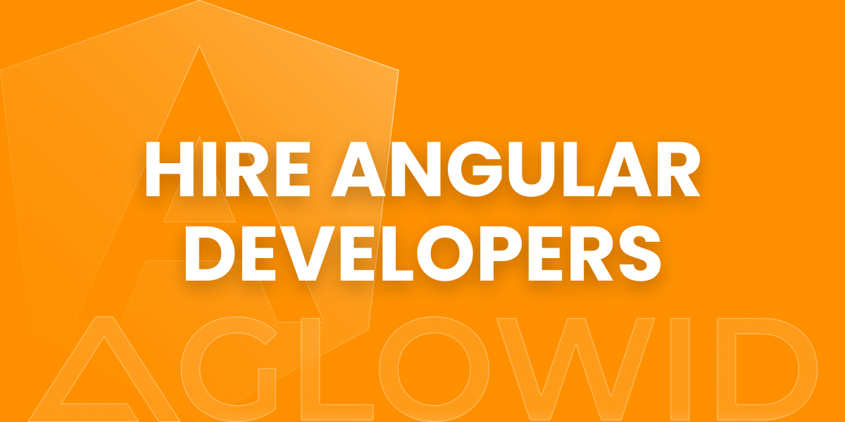 Aglowid's tweet card. Hire expert Angular developers from Aglowid for high-performance, responsive, and scalable web applications with dedicated programmers and reliable execution.