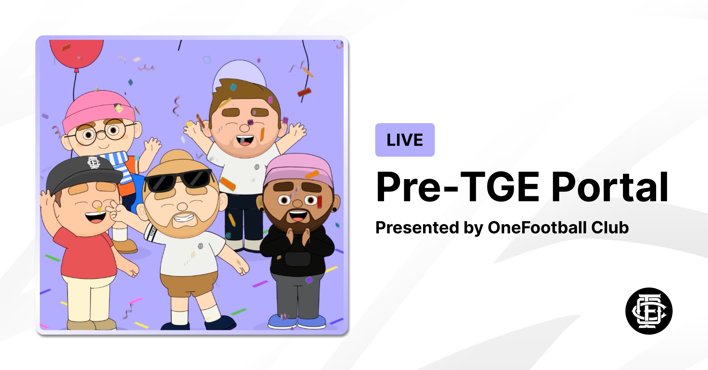 THECLASweb3's tweet card. OneFootball Club Pre-TGE Portal