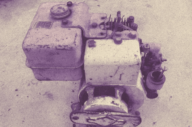 writerkjs's tweet card. Explore the simple life and nostalgic memories of an old Briggs & Stratton engine, capturing lessons learned and cherished moments.