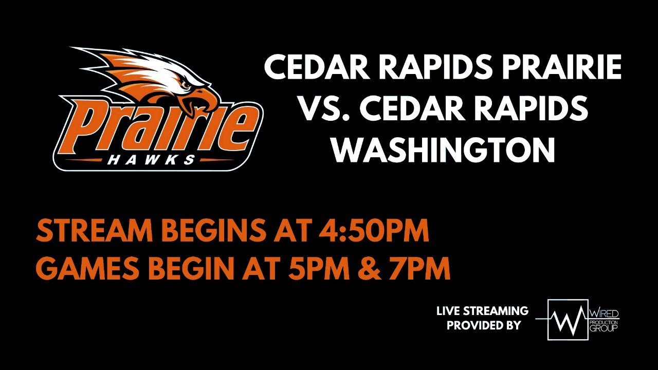 PrairieFootball's tweet card. Cedar Rapids Prairie vs. Cedar Rapids Washington Football