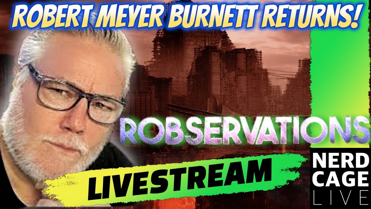 SaintGOfficial's tweet card. Robert Meyer Burnett Returns To #NerdCageLIVE to talk all things...