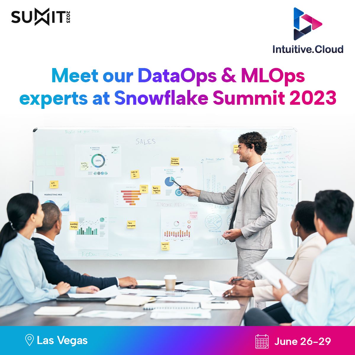 Syntax753's tweet card. DataOps? MLOps? That's the sound your competitors hear as your innovations whoosh by 🚀 Welcome to the data #Intuitive summit - see you there! #datastrategy #dataops #mlops #advantage #TheIntuitiveWay