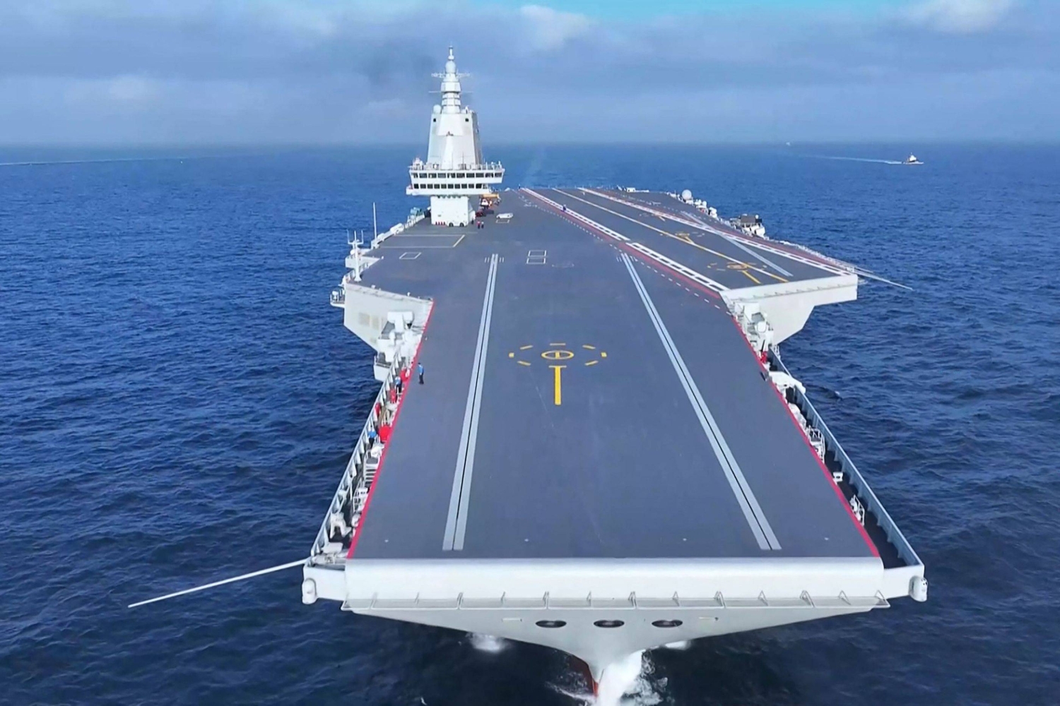 JUMProgram's tweet card. The new 316-meter warship will allow Beijing to keep at least one carrier at sea at all times, giving it more options to project air and naval power closer to its neighbors.