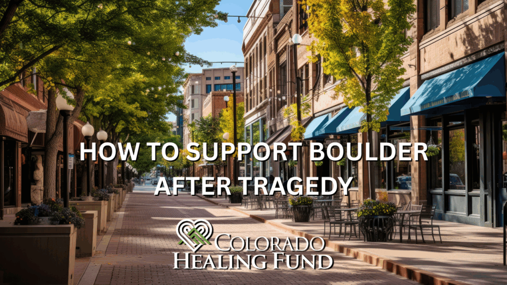 COHealingFund's tweet card. How to Comfort Those Affected by the Boulder Tragedy - Colorado Healing Fund