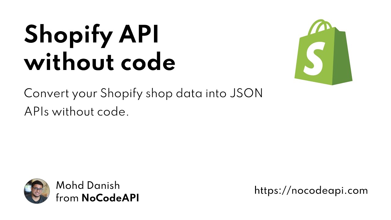 nocodeapi's tweet card. Easiest way to connect with your Shopify Store without coding and get customers, Orders, Products, & more data.