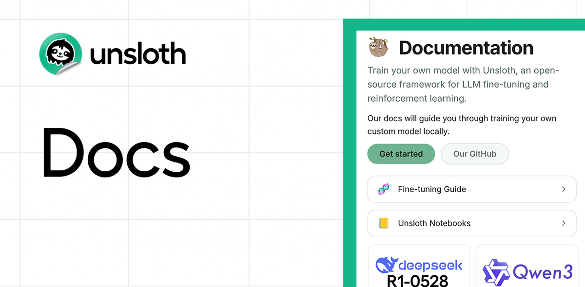 geekylax's tweet card. Learn how to fine-tune LLMs or do Reinforcement Learning (RL) with Unsloth's Docker image.