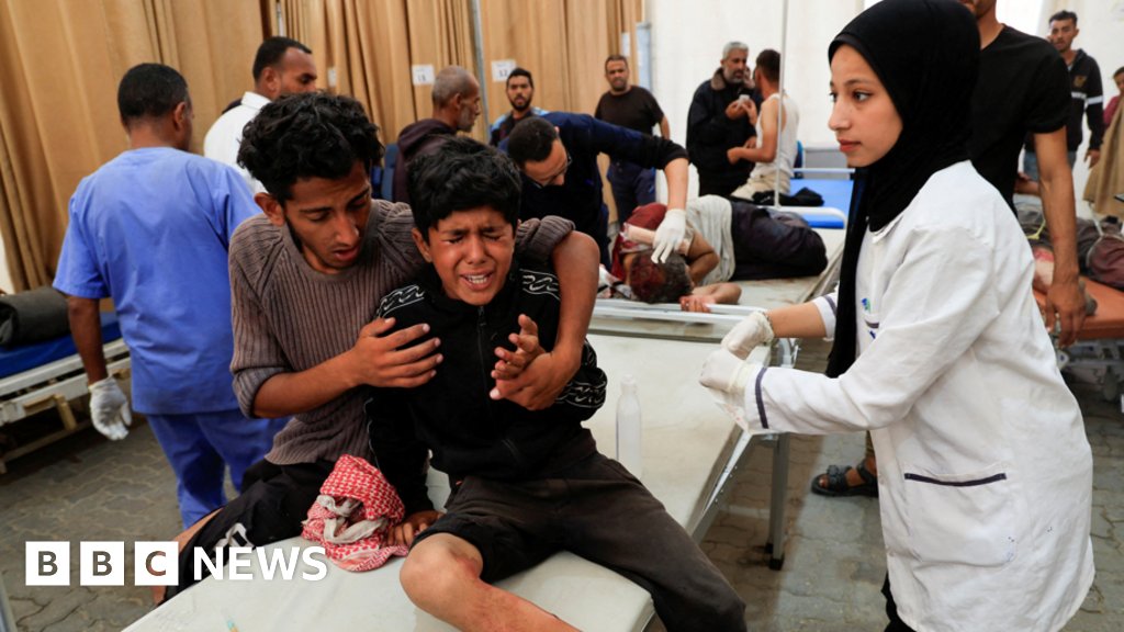 BBCWorld's tweet card. It is potentially the deadliest of the almost daily shootings that have been taking place recently near aid distribution sites.