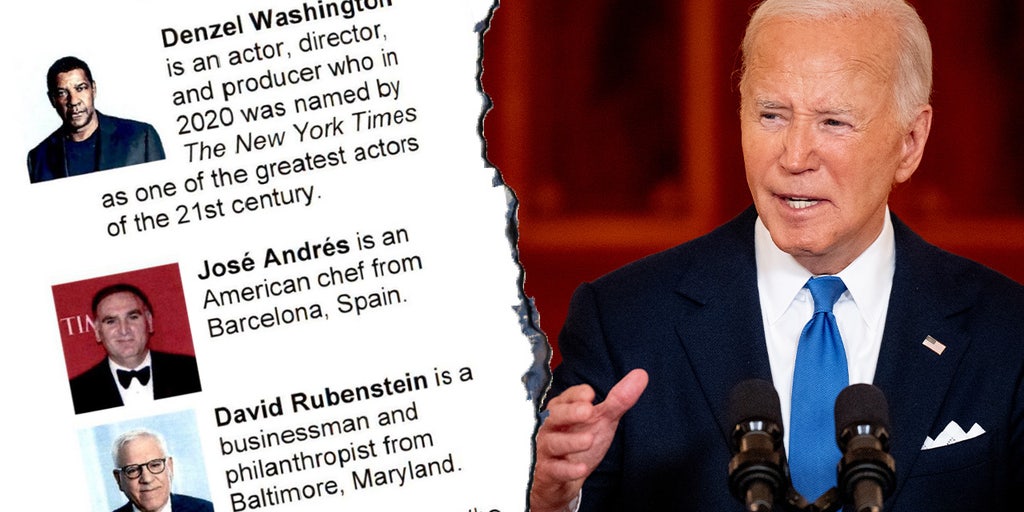CurtisHouck's tweet card. Investigation uncovers Biden administration note cards featuring Hillary Clinton, Chuck Schumer and other officials made for presidential appearances and speeches.