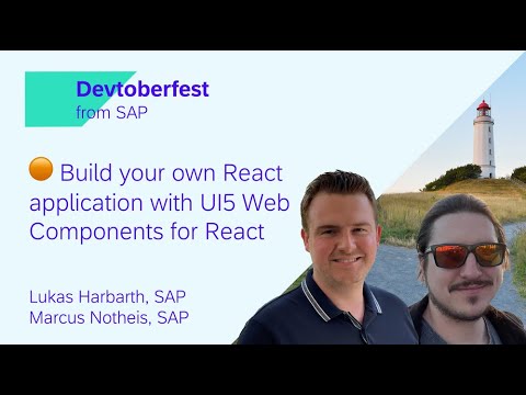marcusnotheis's tweet card. 🟠 Build your own React application with UI5 Web Components for React