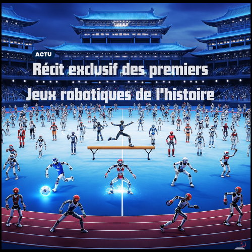 b_duplaa's tweet card. EXCLUSIF Pékin 2025 : 500 robots humanoïdes, 26 épreuves, 137 milliards $ d'investissement chinois. Unitree H1 court le 1500m en 6'34. Le sport vient de basculer dans le futur ⚡
