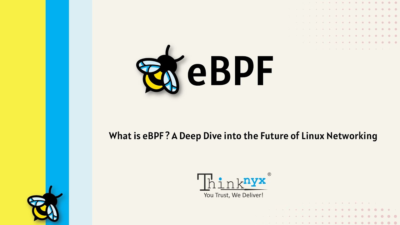 thinknyx's tweet card. What is eBPF ? A Deep Dive into the Future of Linux Networking |...