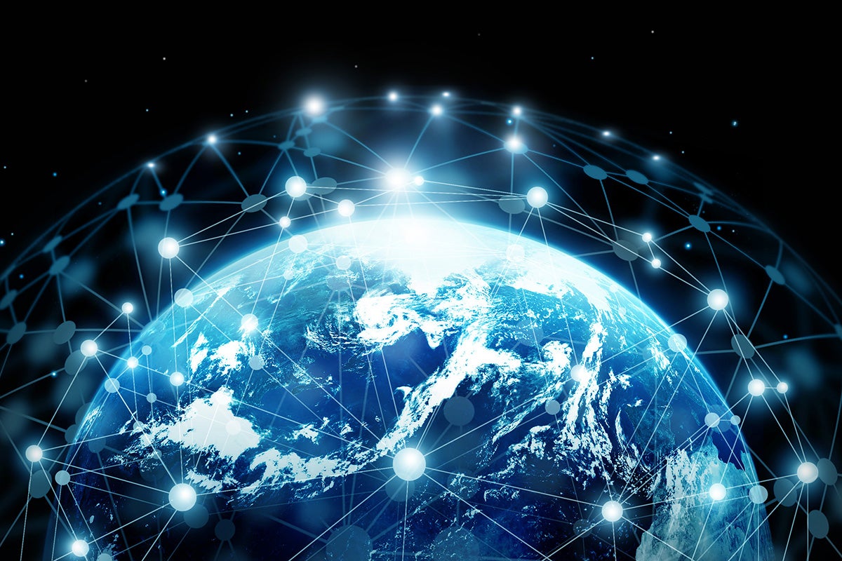 AFOSR's tweet card. The work will help protect spacecraft from colliding with objects like asteroids and satellites.