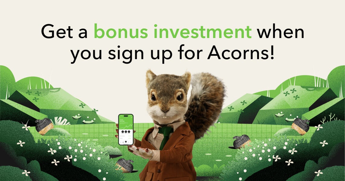 _AReichert's tweet card. Save and invest every day with Acorns. You can even start with spare change! Sign up in under 5 minutes.