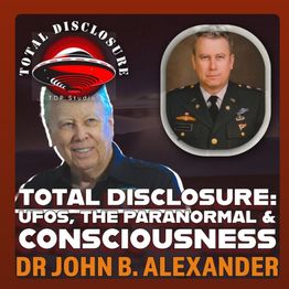 DisclosurePod's tweet card. Col. John B. Alexander on UFOs, Psychic Spies & Forbidden Truths| The...