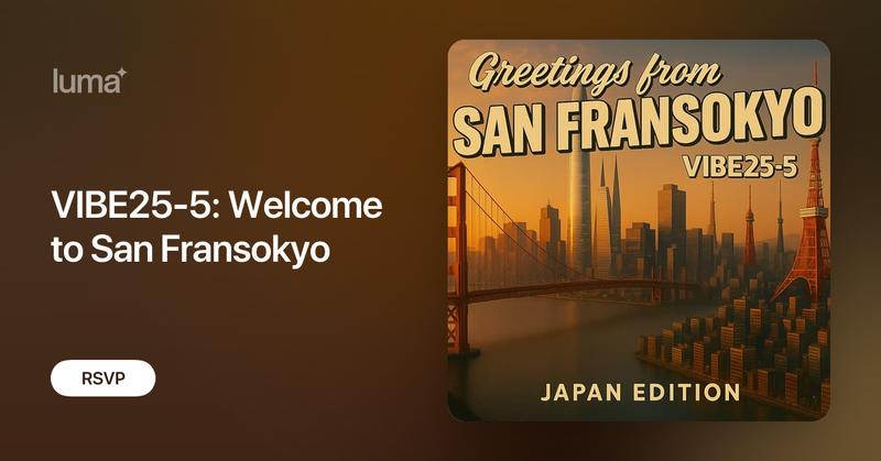 karrwinn's tweet card. Presented By Transpose Platform - Supported by OpenAI 🤝 Co-hosted by Digital Garage/Open Network Lab and DG Incubation 📅 Wednesday, November 12, 2025 🍴…