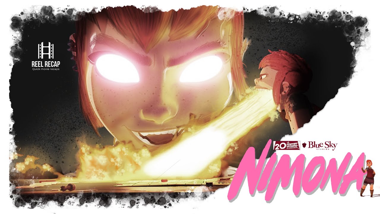 ReelRecap's tweet card. Nimona Netflix Movie Review #summary #filmrecaps #viralreels