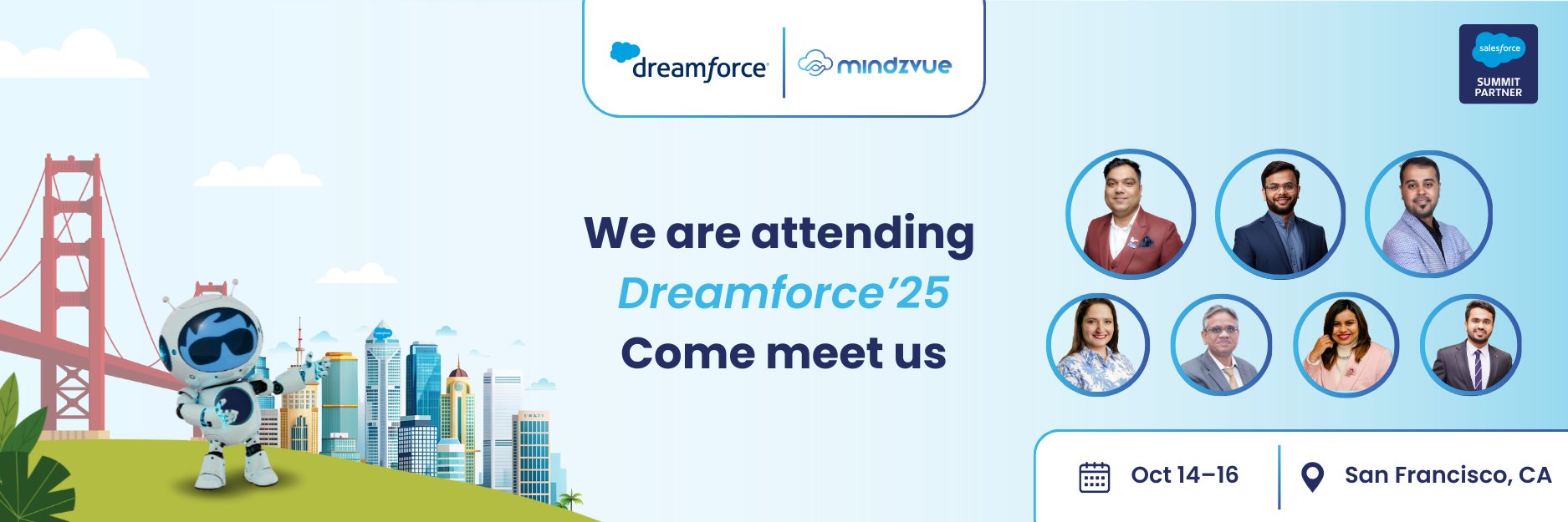 MindZvue's tweet card. Join mindZvue at Dreamforce 2025! Get event details, register early, and explore the future of Salesforce, AI, and cloud innovation in San Francisco.