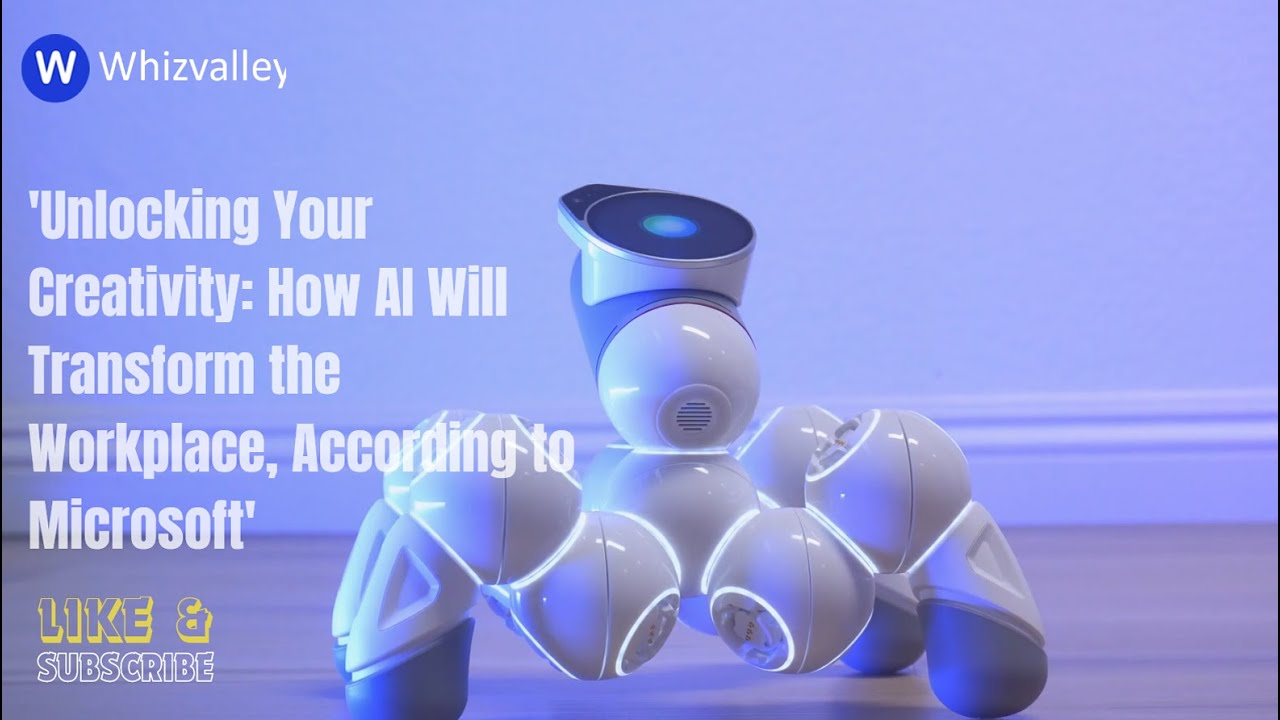 whizvalley's tweet card. How AI Will Transform the Workplace, According to Microsoft |...