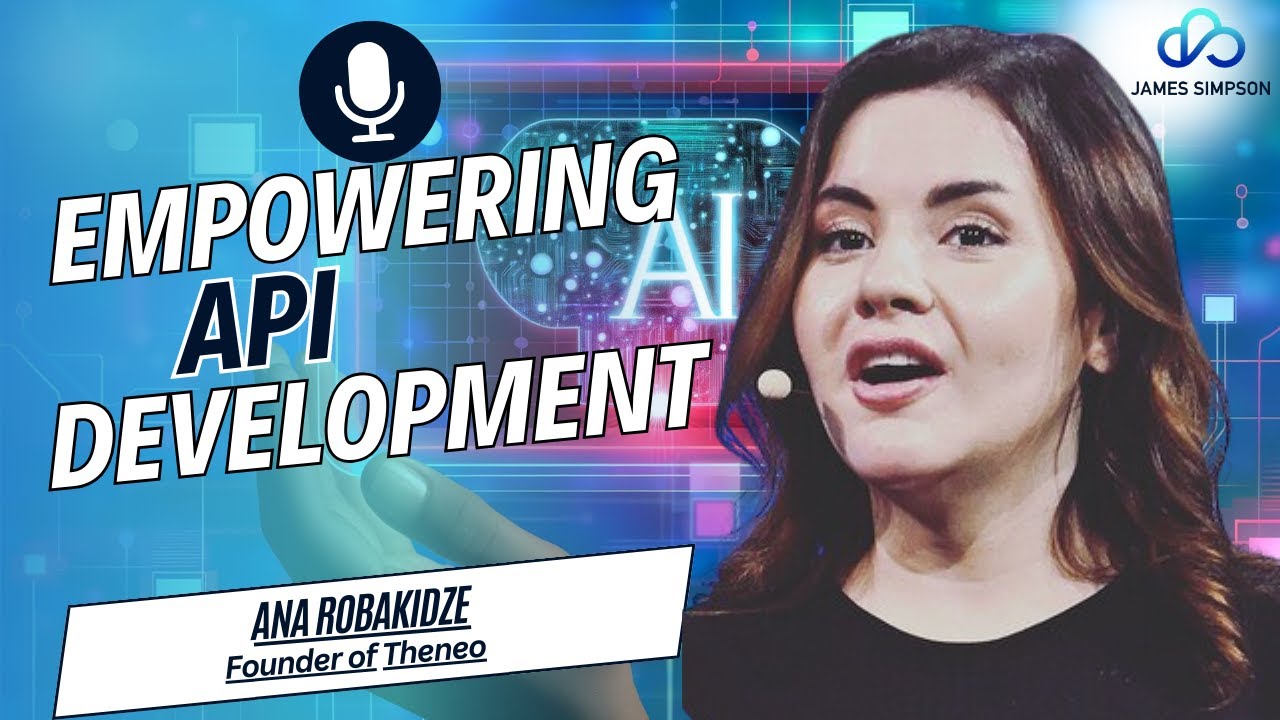 TheneoAPIDoc's tweet card. AI Series - Ep.32: Empowering API Development. Featuring Ana Robakidze