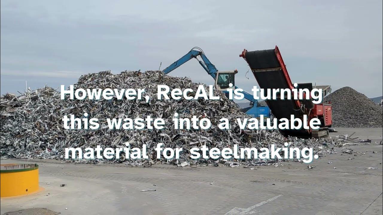 RecAL_Project's tweet card. Turning Aluminium Waste into Valuable Steelmaking Resources | RecAL...