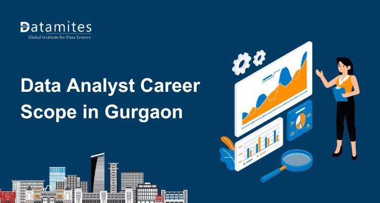 DataMites's tweet card. Explore the Data Analyst career scope in Gurgaon. Discover growing industry demand, high-paying job opportunities, essential skills, and how hands-on experience and certifications can help aspirants...