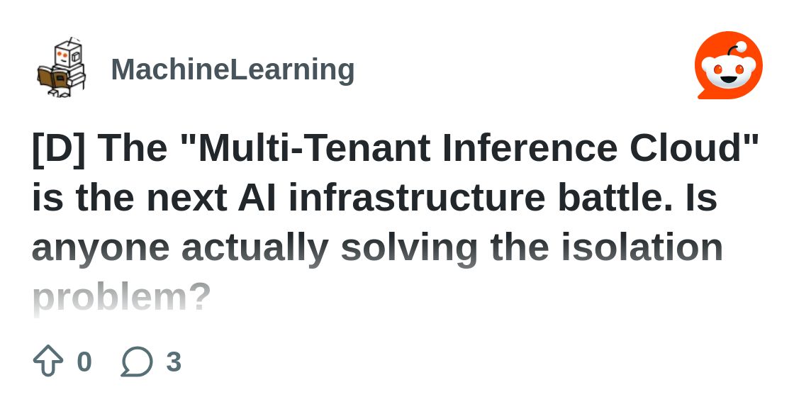 proj_vanilla's tweet card. Explore this post and more from the MachineLearning community