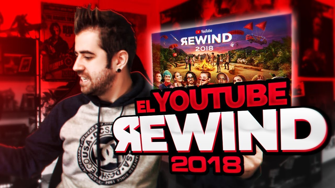 auronplay's tweet card. EL YOUTUBE REWIND 2018