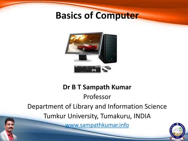 puneeth_ys1's tweet card. Basics of computer
