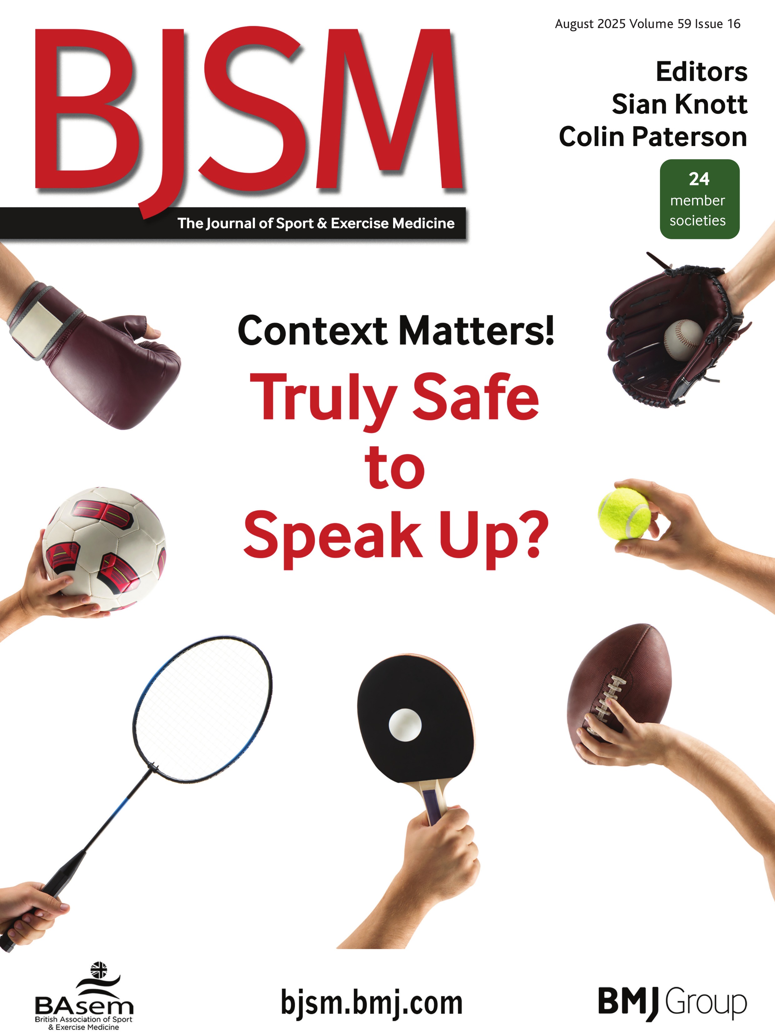 TheAMSSM's tweet card. Objective The proliferation of youth sport specialisation may be concerning for the overall health of adolescent athletes, but no validated tool to measure specialisation exists. We aimed to assess...