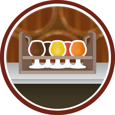 CoachRobDC's tweet card. Taster, Please (Level 14): At a new place and don't want to choose a pint of something you may not like? Grab a few tasters! Enjoy some small pours and then decide which to upgrade to a full pour....