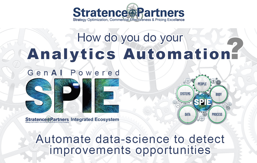TwitStratence's tweet card. Automate analytics, eliminate delays, and make faster, smarter decisions with SPIE’s Analytics Automation.